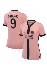 Fotbalové Dres Paris Saint-Germain Goncalo Ramos #9 Dámské Třetí Oblečení 2024-25 Krátký Rukáv